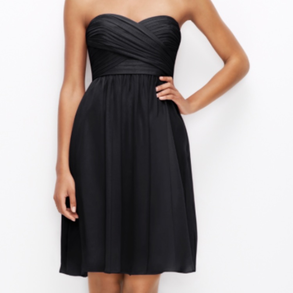 ANN TAYLOR 100% Silk Chiffon Cocktail Dress